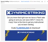 FLASHSALE49 coupon verification screenshot