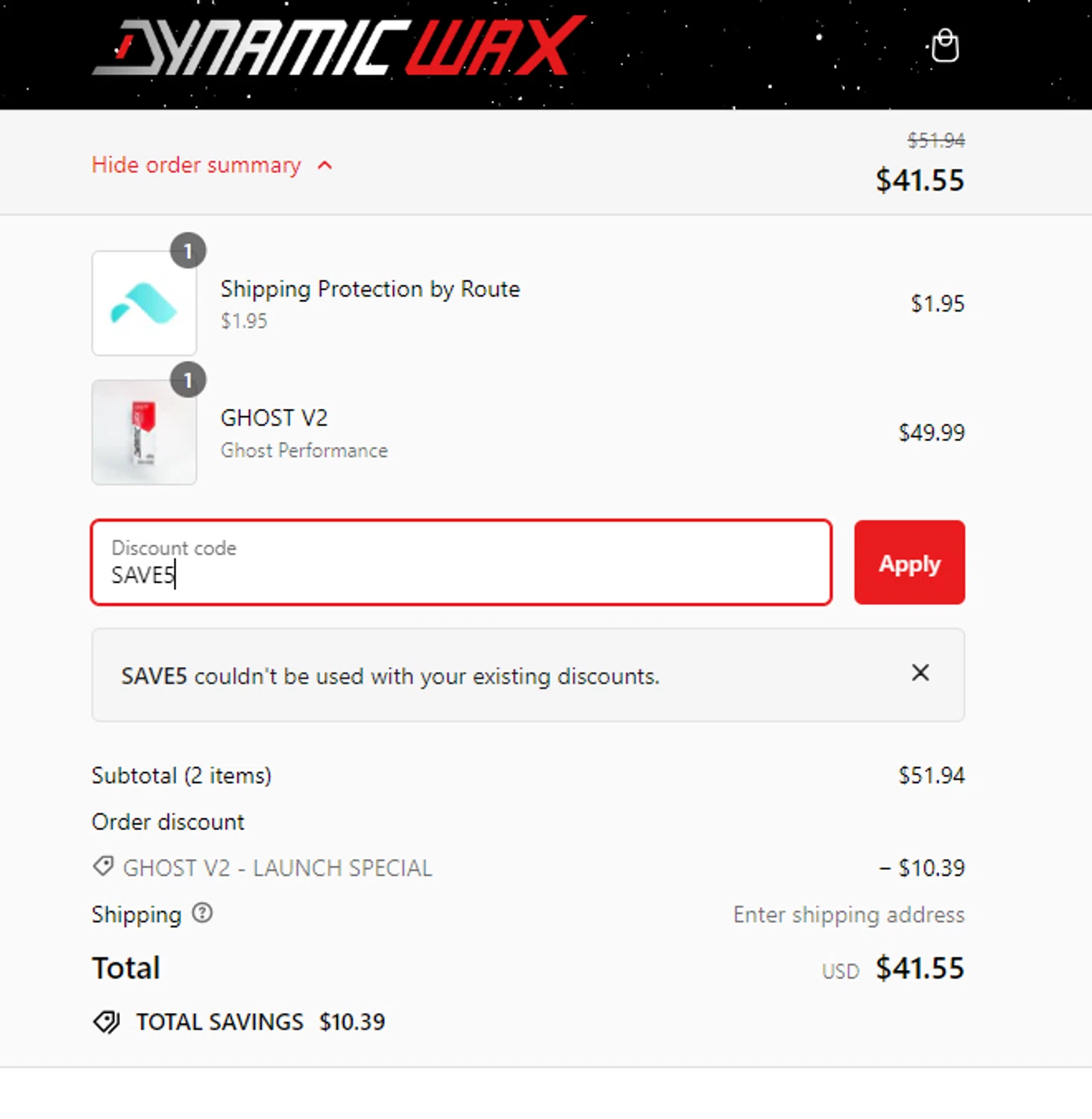 where to use Endeavor Ca promo code box