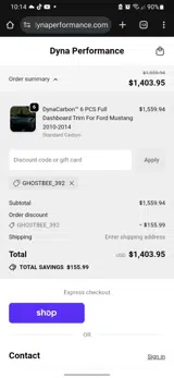 GHOSTBEE_392 coupon verification screenshot
