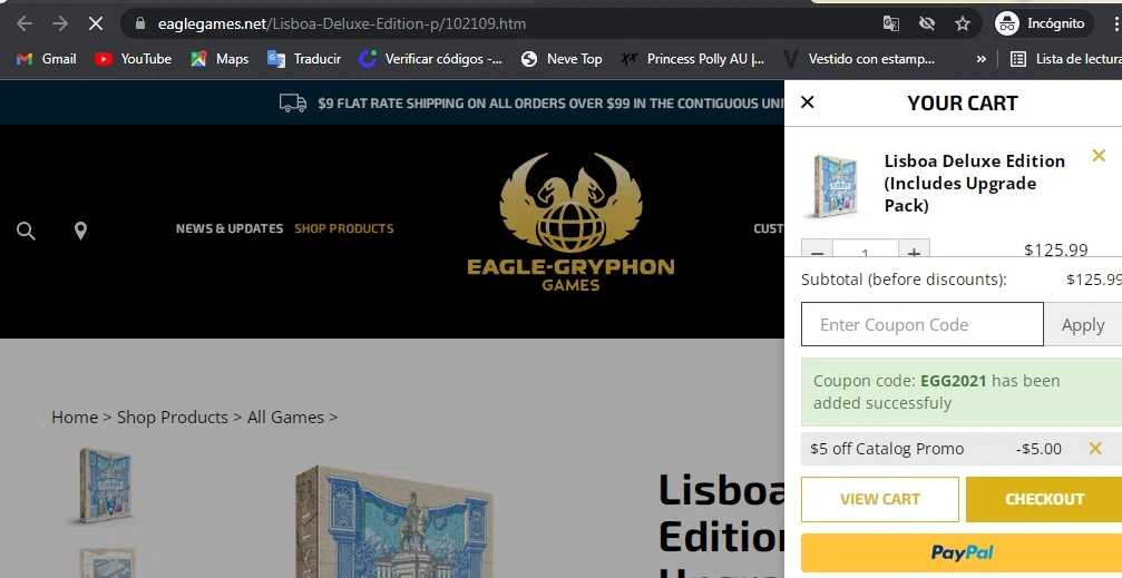 how to use Eagle Games coupons