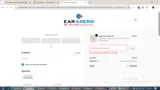 Earasers coupon verification screenshot