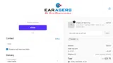 Earasers coupon verification screenshot