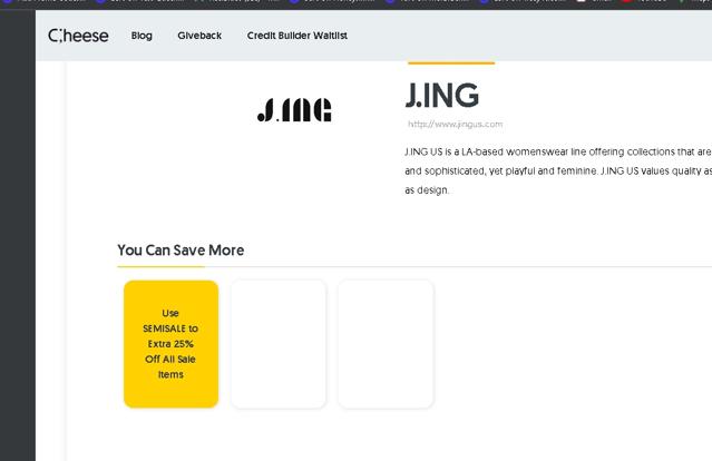 Cheese checkout page showing Cheese promo code box | Screenshot taken by SimplyCodes community member on May 22, 2022