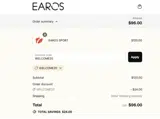 WELCOME20 coupon verification screenshot