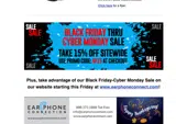 Earphone Connection coupon verification screenshot