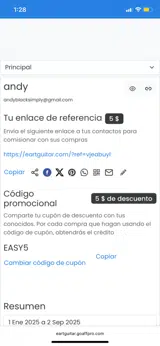 EASY5 coupon verification screenshot