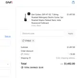 STABLE coupon verification screenshot