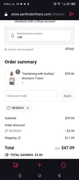 NEWDAY coupon verification screenshot