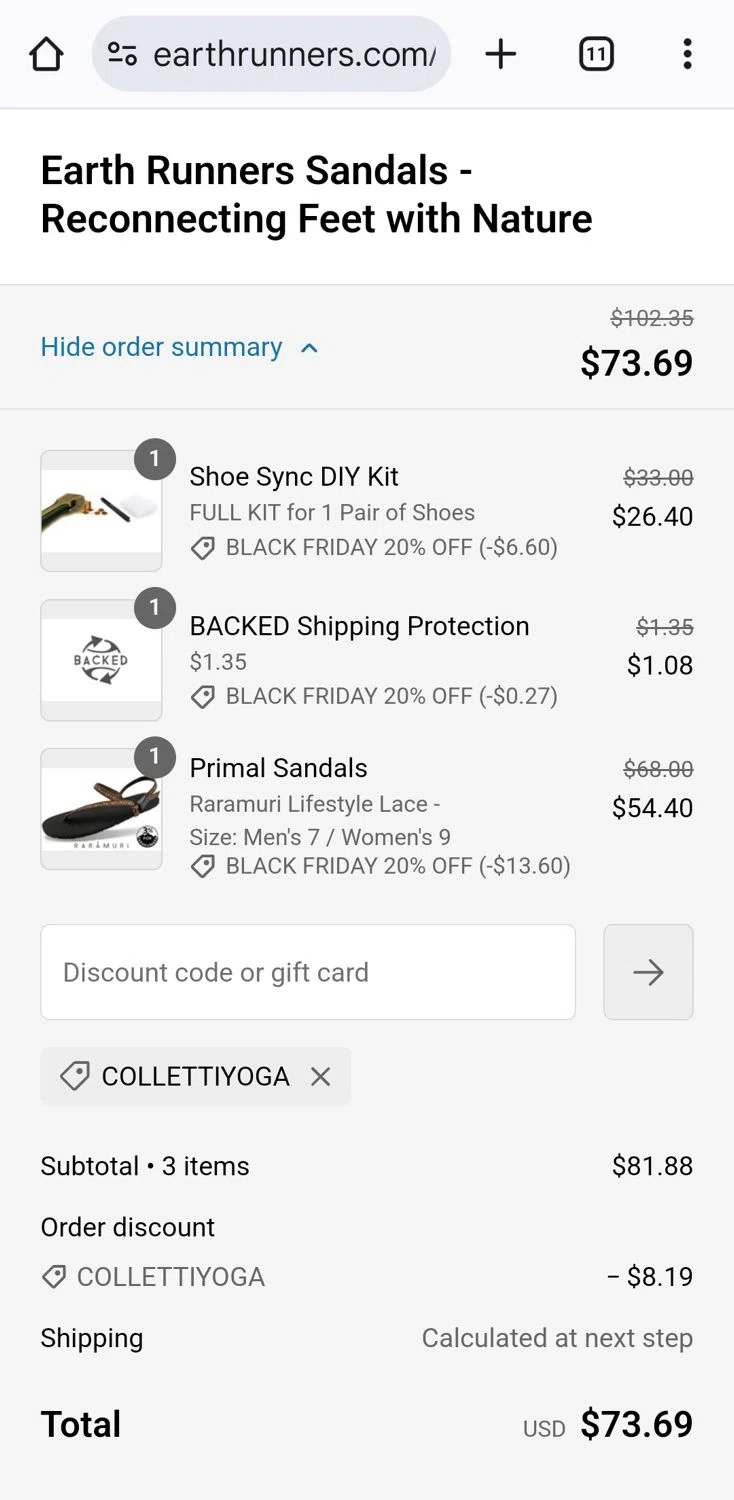 Earth shoes shops coupon code