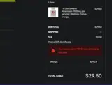 MAY25 coupon verification screenshot