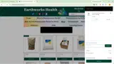 Earthworks Health coupon verification screenshot