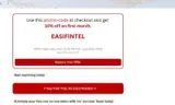 easifyfintel coupon verification screenshot