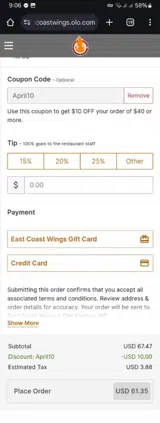 april10 coupon verification screenshot