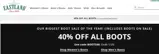 BOOTS40 coupon verification screenshot