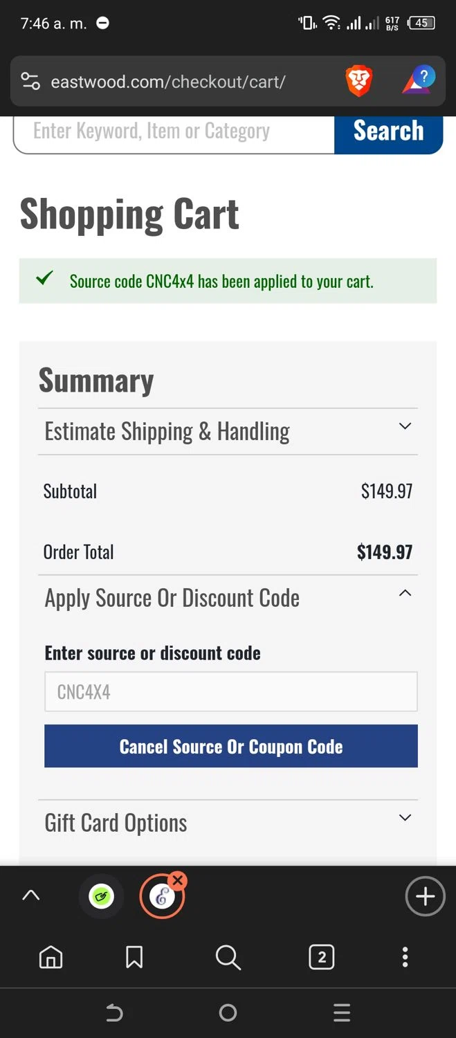 how to use Eastwood coupons