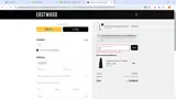 Eastwood Guitars coupon verification screenshot