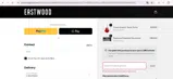 Eastwood Guitars coupon verification screenshot