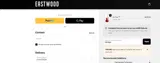 Eastwood Guitars coupon verification screenshot