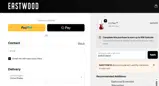 Eastwood Guitars coupon verification screenshot