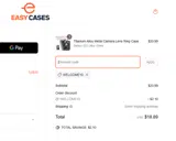 WELCOME10 coupon verification screenshot