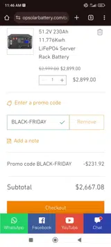 BLACKFRIDAY coupon verification screenshot