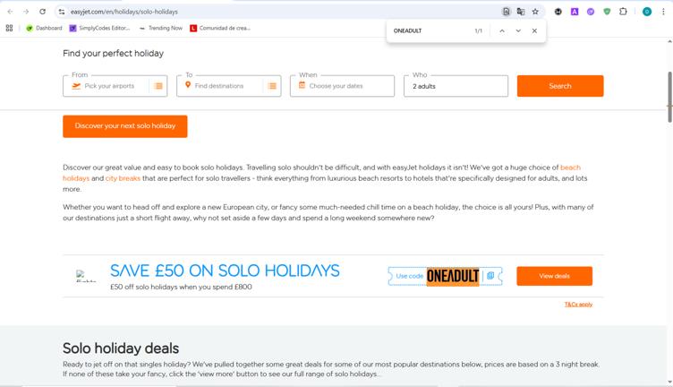 easyJet Promo Codes - $50 Off (4 Verified) Nov 2025