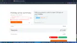 HOLIDAY coupon verification screenshot