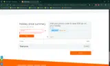 HOLIDAY coupon verification screenshot