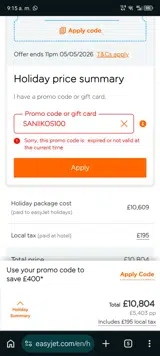 SANIIKOS100 coupon verification screenshot