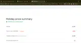 easyJet holidays coupon verification screenshot