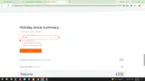 easyJet holidays coupon verification screenshot