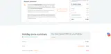 easyJet holidays coupon verification screenshot