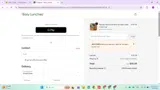 Easy Lunches coupon verification screenshot