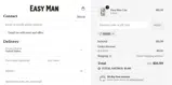 Easy Man coupon verification screenshot