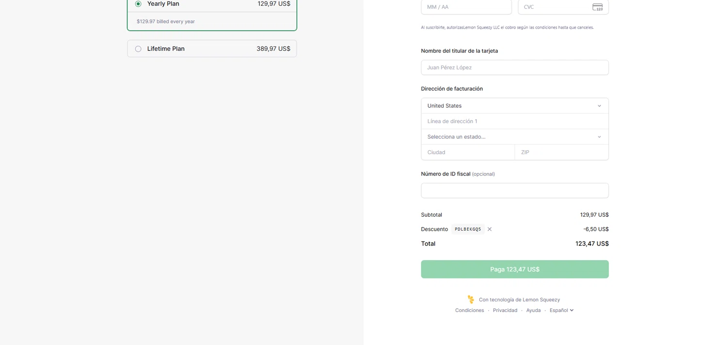 Easypanel discount code screenshot showing code PDLBEKGQ5 applied at Easypanel checkout page. Uploaded by SimplyCodes community member ivantorres on Dec 1, 2025