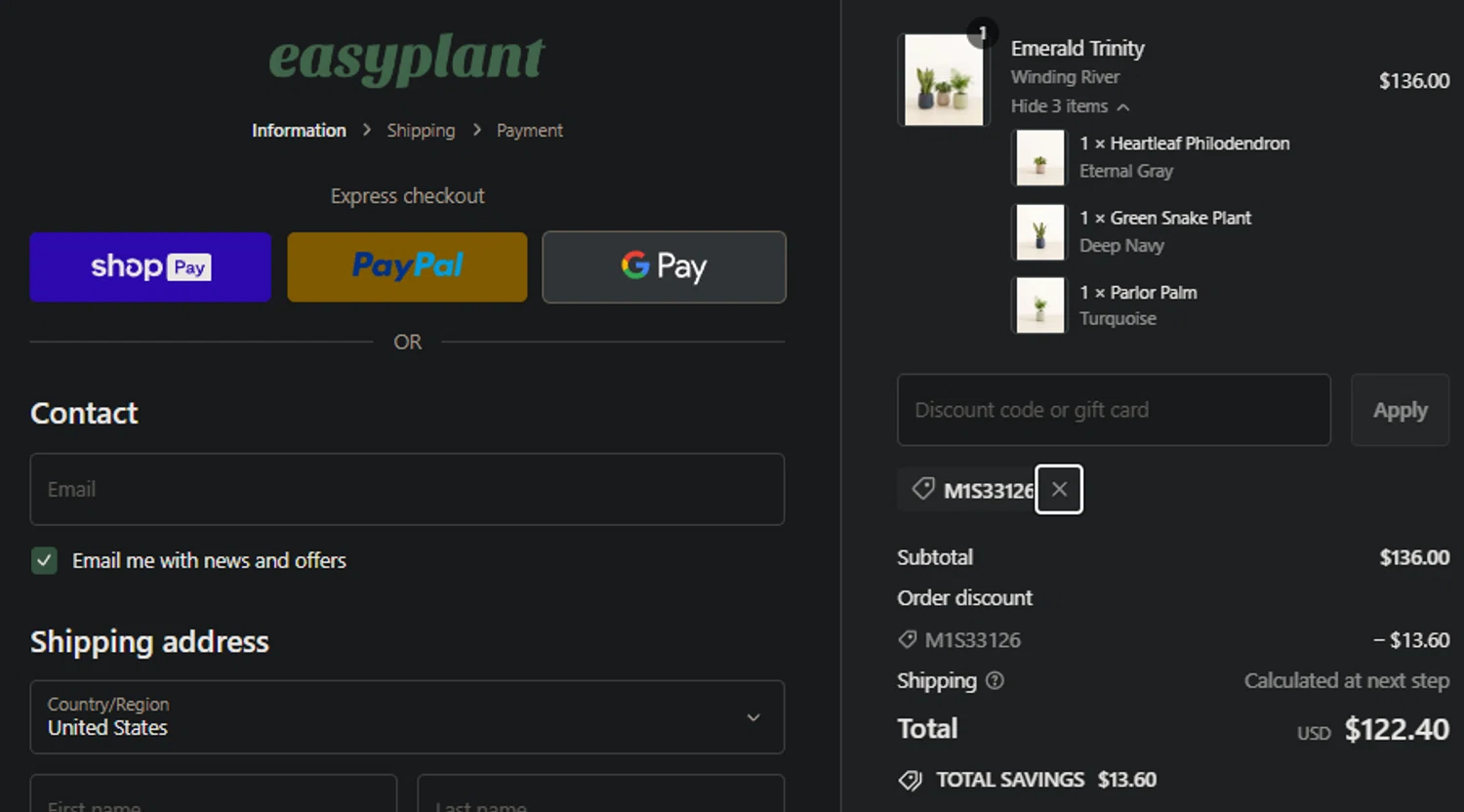 Easyplant Discount Codes 10 Off October 2024