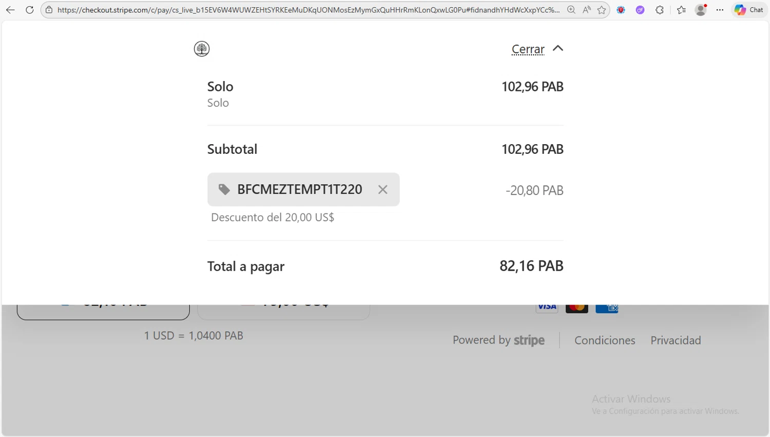 EasySite promo code screenshot showing code BFCMEZTEMPT1T220 applied at EasySite checkout page. Uploaded by SimplyCodes community member Franco20 on Dec 21, 2025