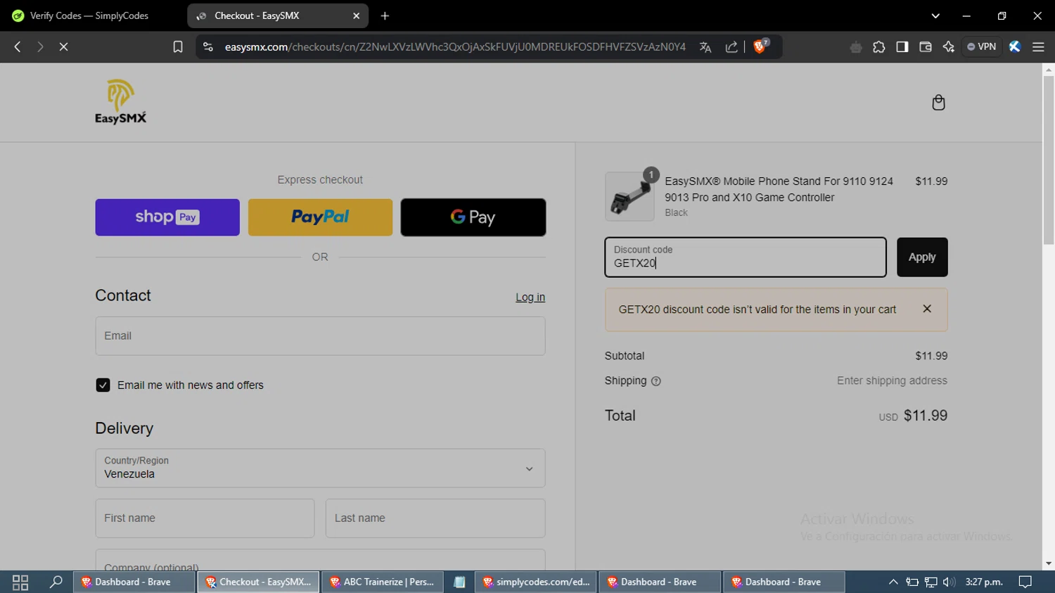 how to use Easysmx coupons