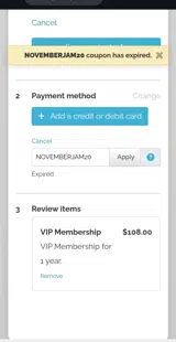 Easy Song coupon verification screenshot