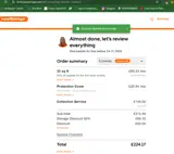 easyStorage coupon verification screenshot
