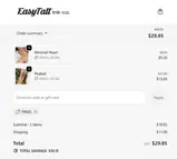 EasyTatt coupon verification screenshot