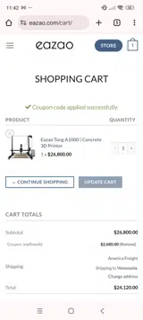 anelbaveliz coupon verification screenshot