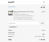 NEWSITE20 coupon verification screenshot