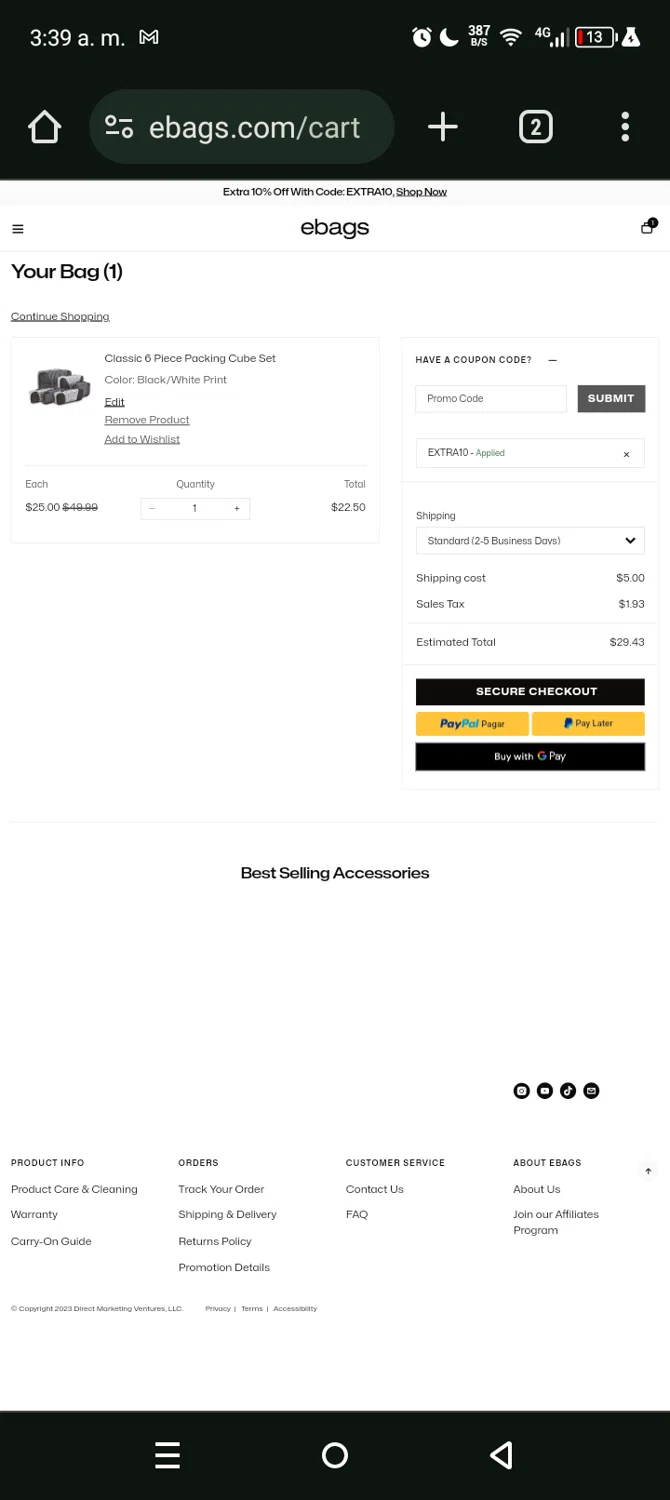 eBags Coupons - 15% Off | January 2025