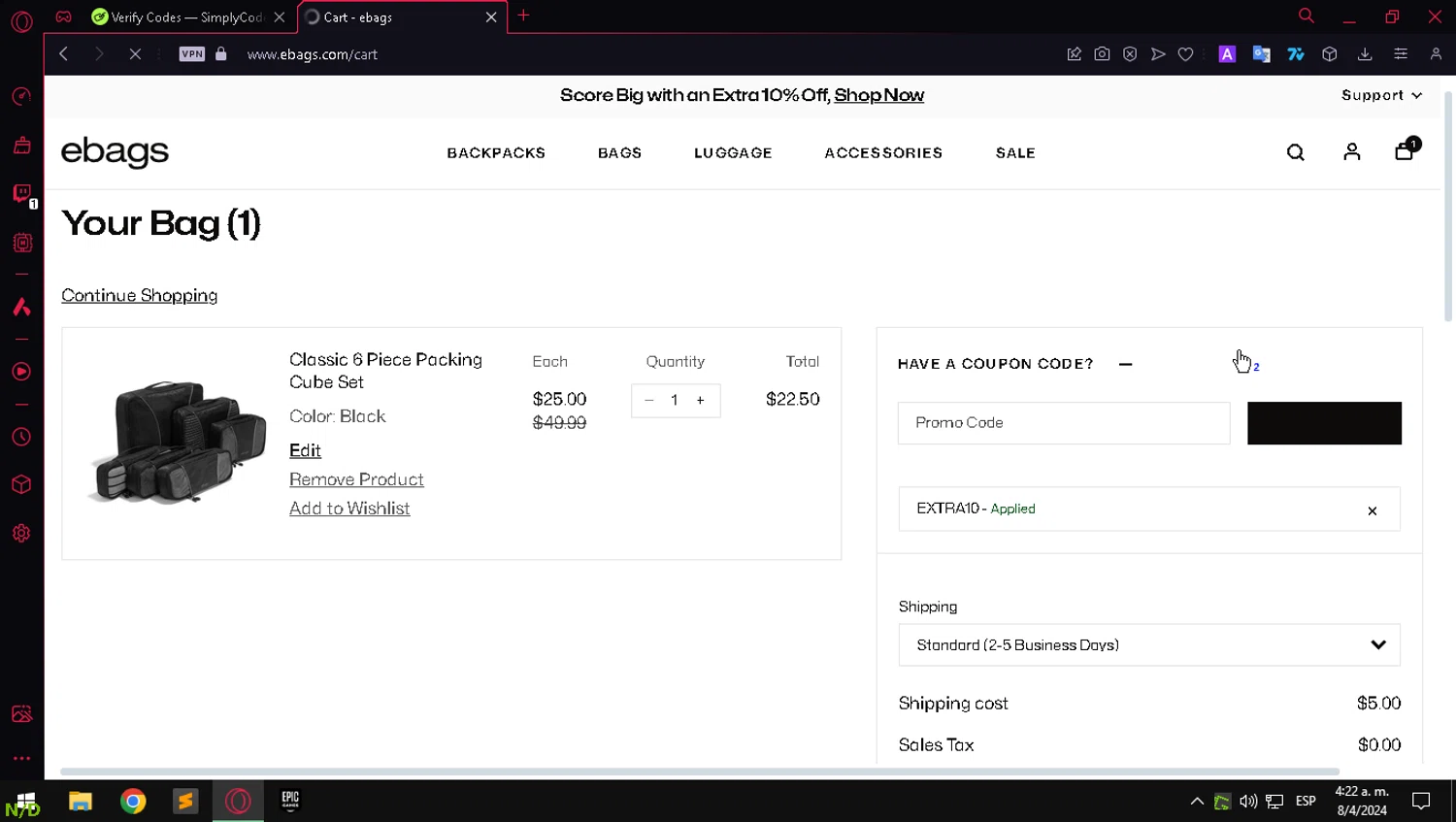 eBags Coupons - 15% Off | January 2025