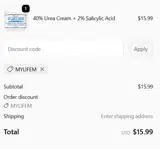 MYLIFEM coupon verification screenshot