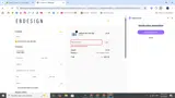 EBDesign coupon verification screenshot