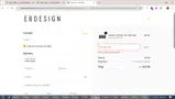 EBDesign coupon verification screenshot