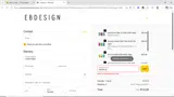 EBDesign coupon verification screenshot