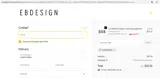 EBDesign coupon verification screenshot